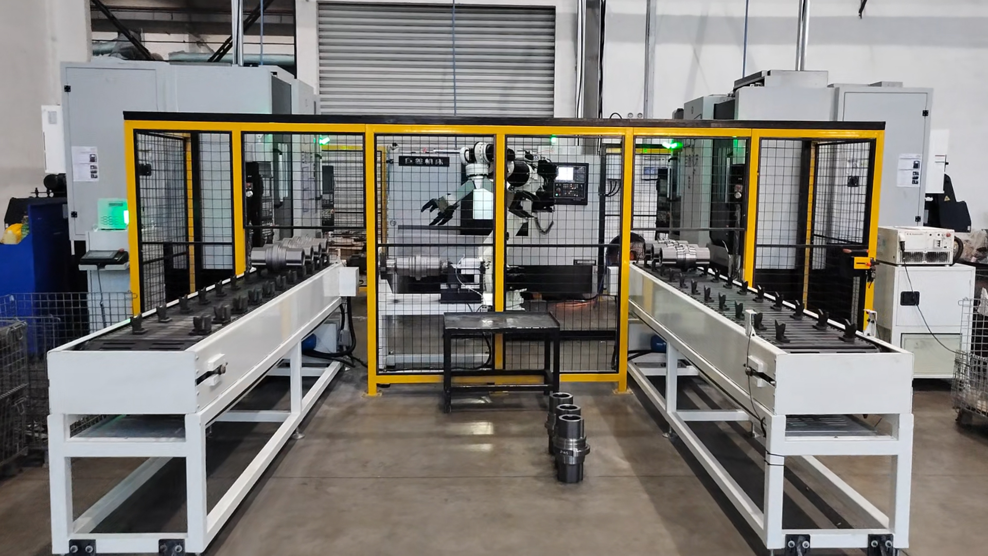 鑄鐵件關節機器人生產單元應用案例